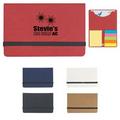 Sticky Notes And Flags In Business Card Case